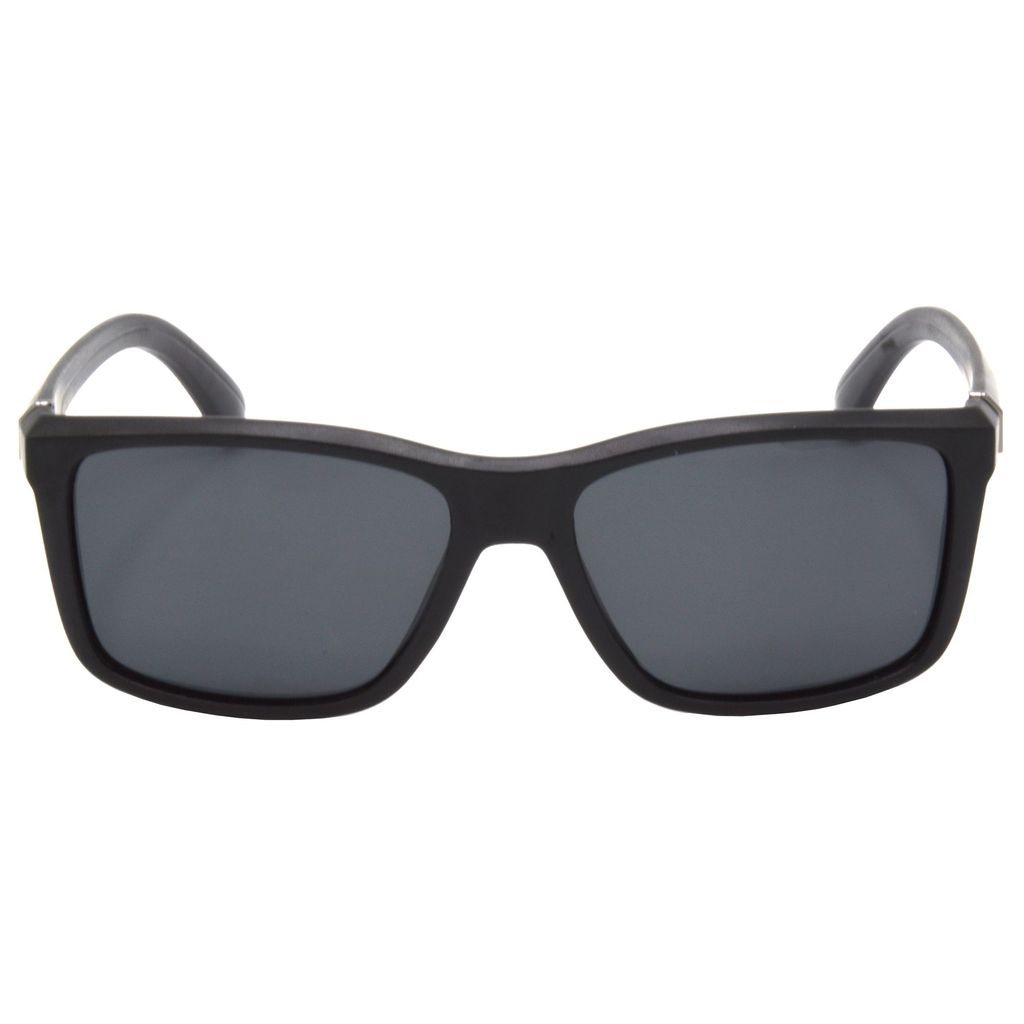 Hrinkar Black Rectangular Stylish Goggles Black Frame Polarized Sunglasses for Men & Women - HRS495-BK-BL-P view 2