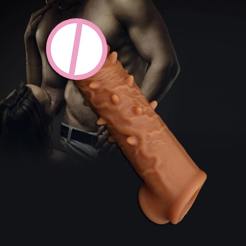 BAJATE RAHO 6 Inch Plain Silicon Dragon Condom With Man Silicon Condom