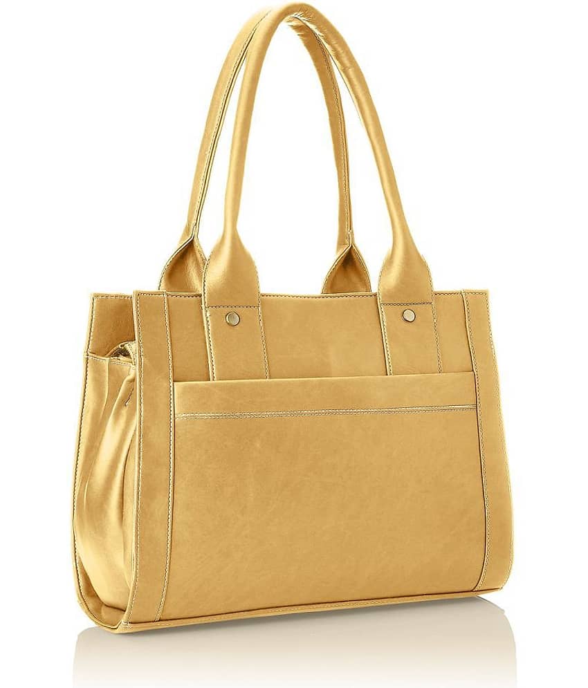 Fostelo Beige Faux Leather Shoulder Bag view 2