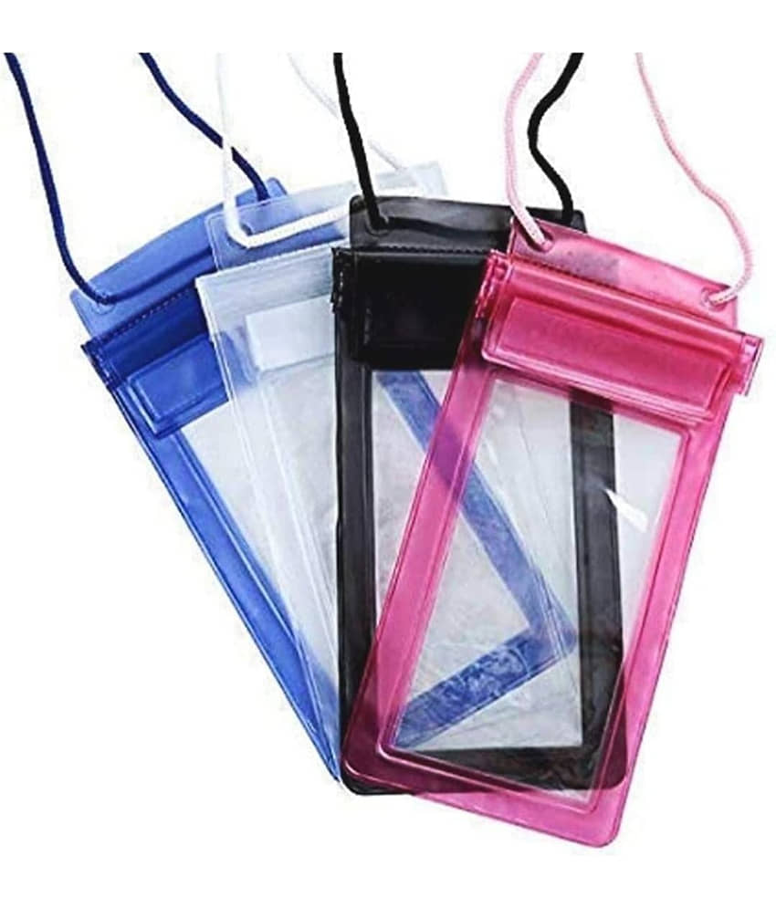 QMKT Waterproof Pouch Bag Cover for Mobile Phone (Pack of 10) Travel Pouch view 2