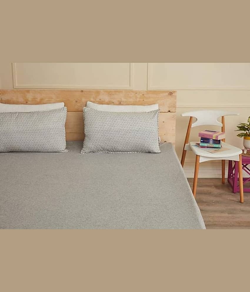 Luxurious homes - Cotton Water Proof Double King Size Mattress Protector - 183 cm (72") x 198 cm (78") - Blue view 2