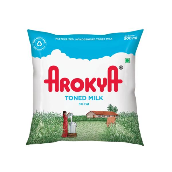 Arokya Toned Milk 500 Ml