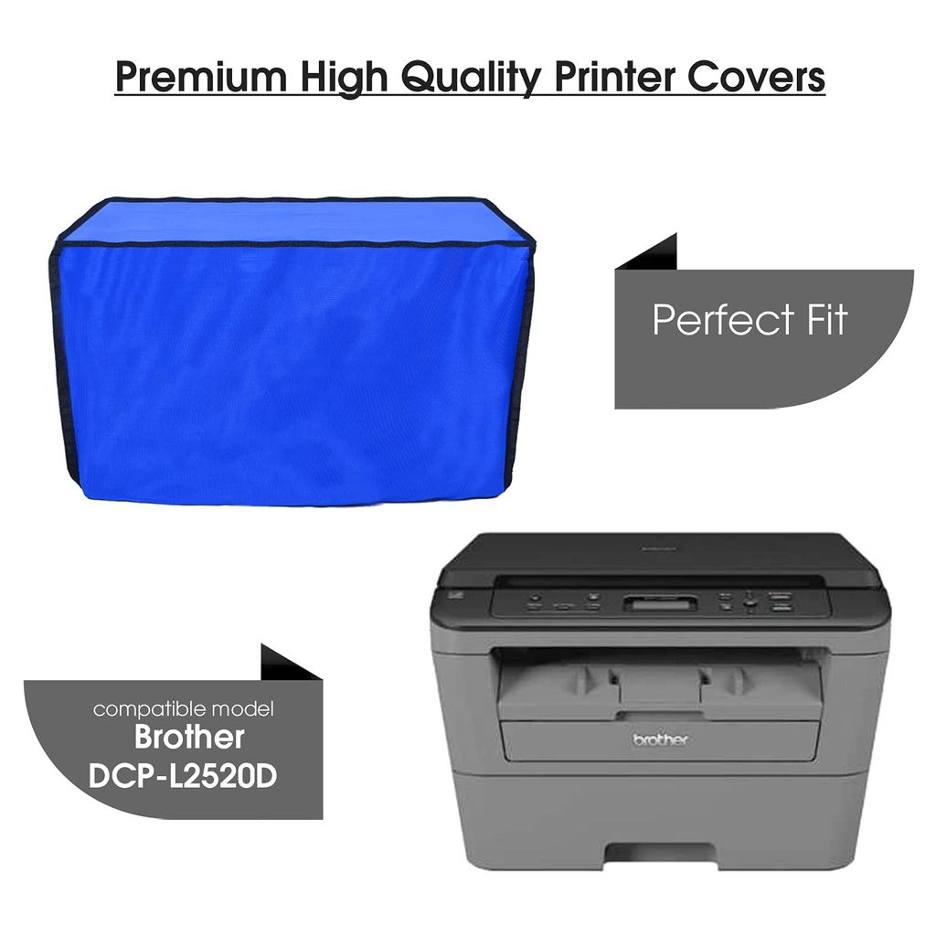 Palap Super Premium Dust Proof Printer Cover for Brother DCP-L2520D(Blue - 45.9 x 44.85 x 31.7 CMs) view 2