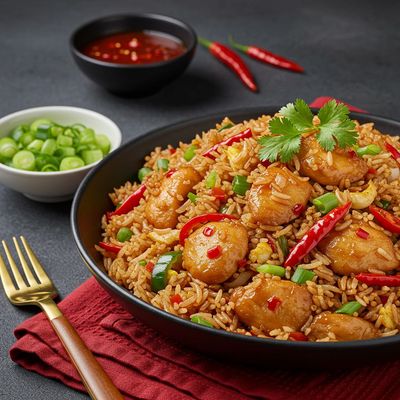 Chicken Schezwan Fried Rice