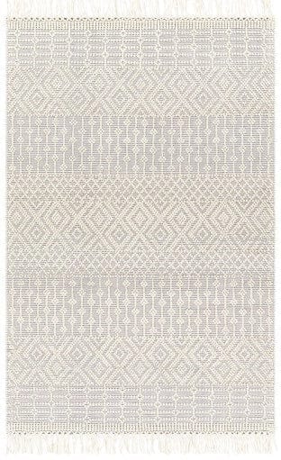 Hand-Woven Casa DeCampo Ivory Wool Rug view 2