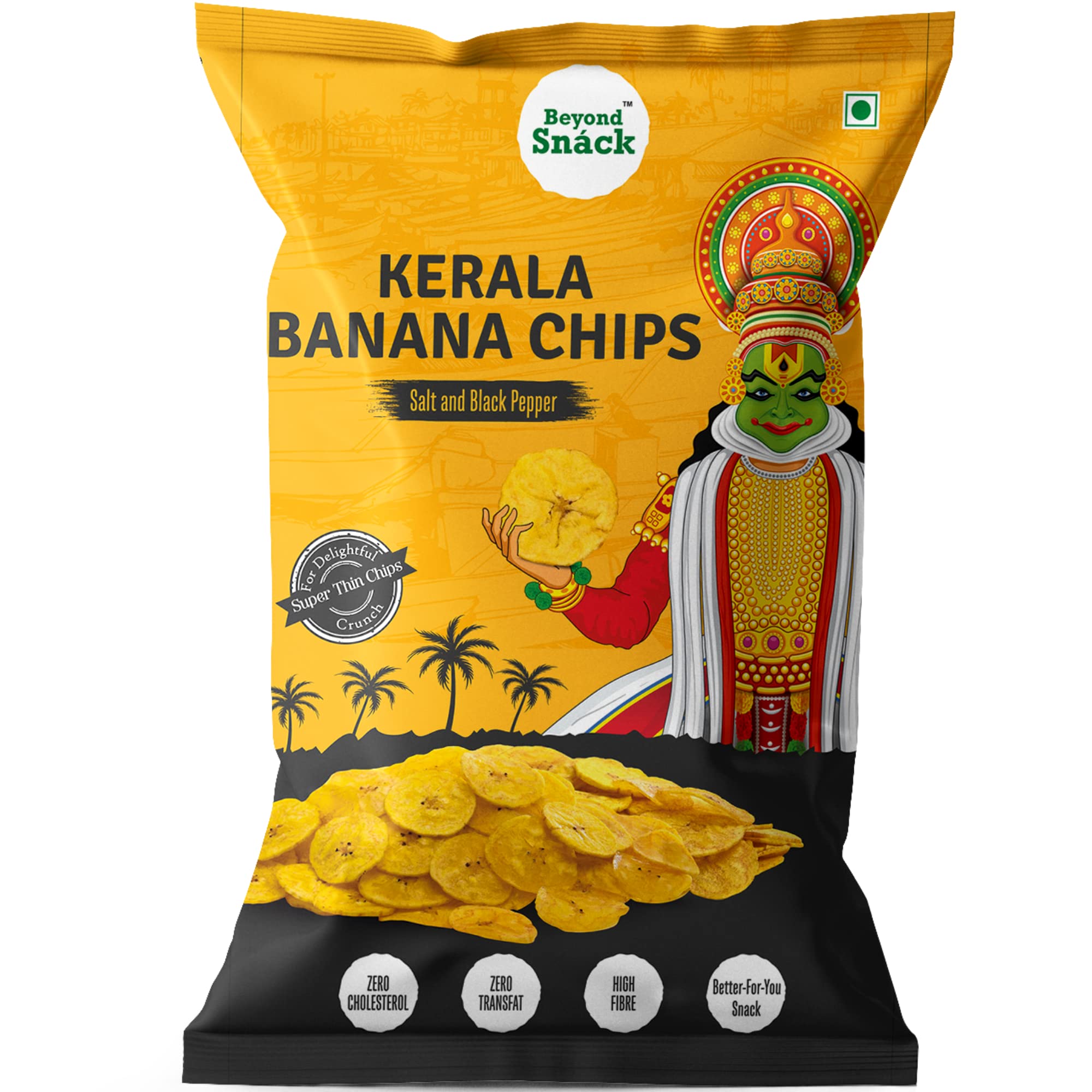 Beyond Snack Kerala Banana Chips Salt And Black Pepper 75g