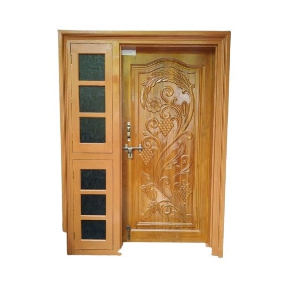 Wooden Design Glass Door view 2