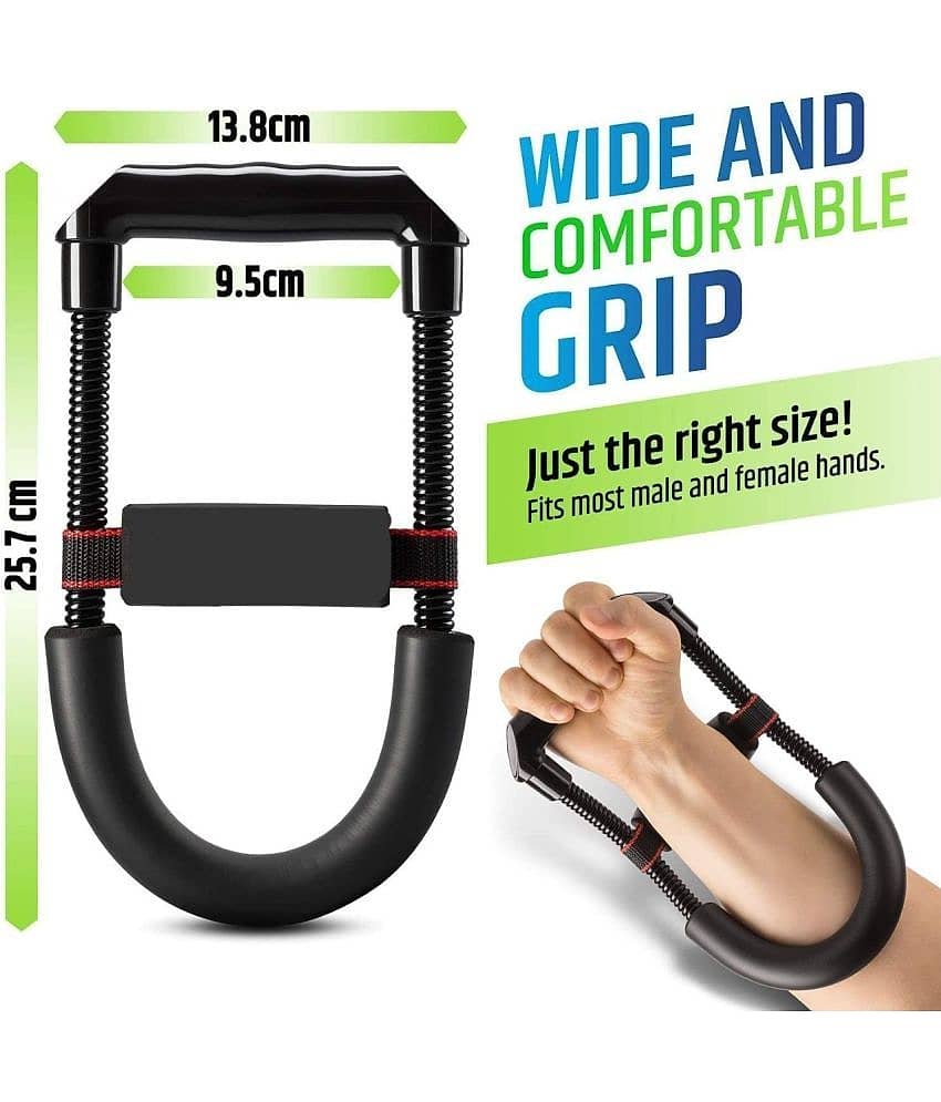 HORSE FIT Adjustable Wrist Exercise Equipment Hand Grip Exerciser Forearm Strengthener for Men & Women for Gym Workout & Home Use view 2