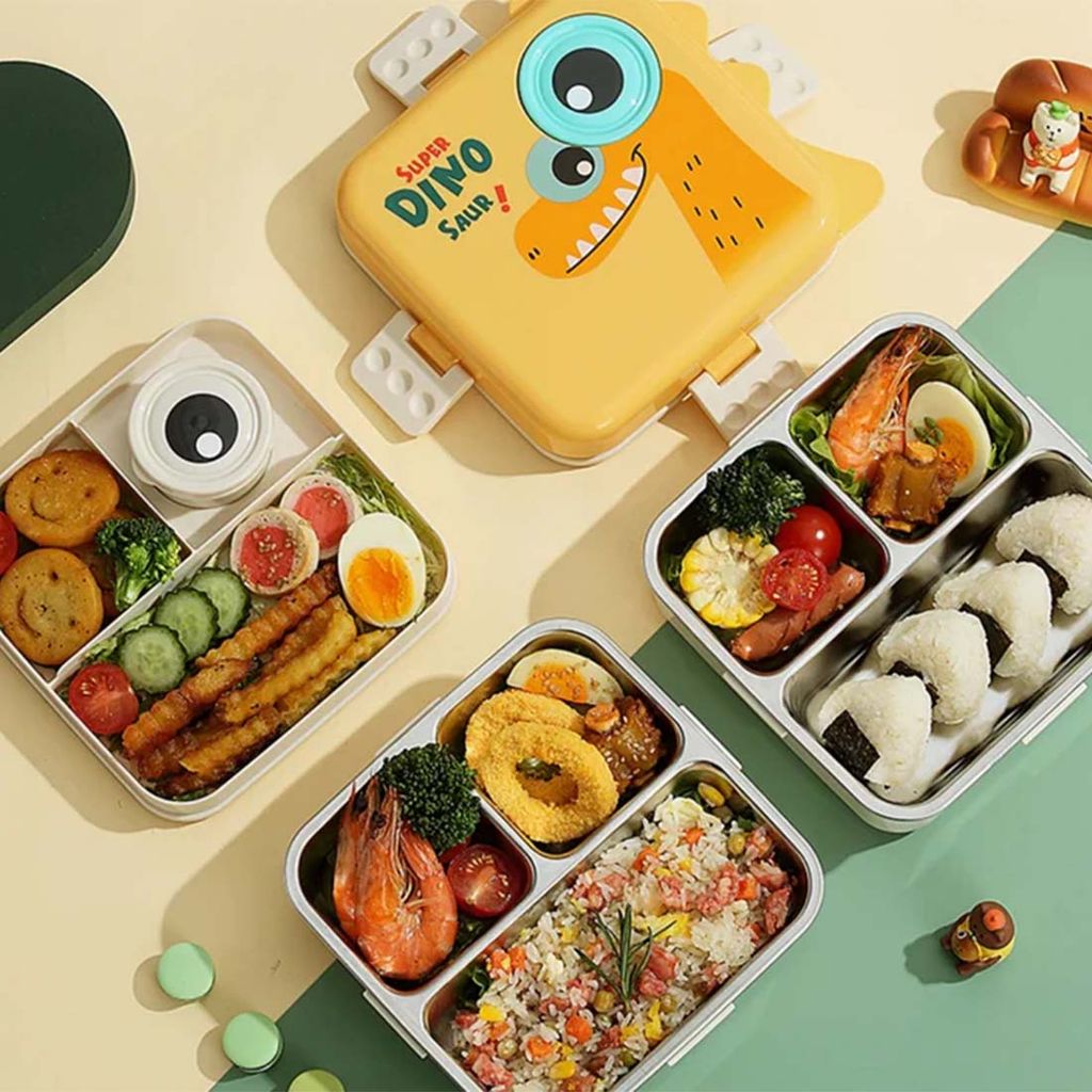 Dinosaur Lunch Box Set | Dino lunch box | Dinosaur Lunch Box | Dinosaur Lunch Bag | Dino Lunch Box | Lunch Box Dino | Dinosaur Lunch Box And Bottle | Insulated Lunch Box, Children's Lunch Box | Kids Lunch Box | Nursery Lunch Box view 2