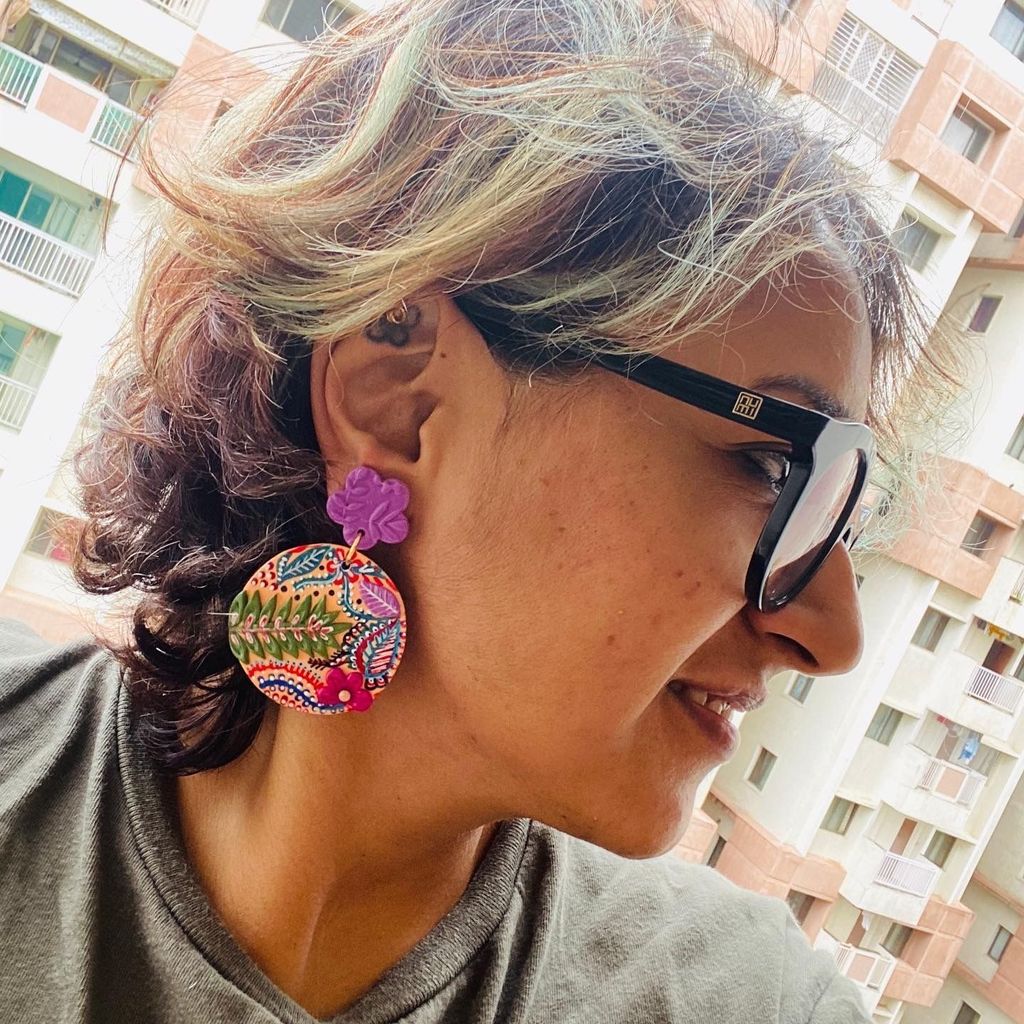 A new dawn Clay Earrings view 2