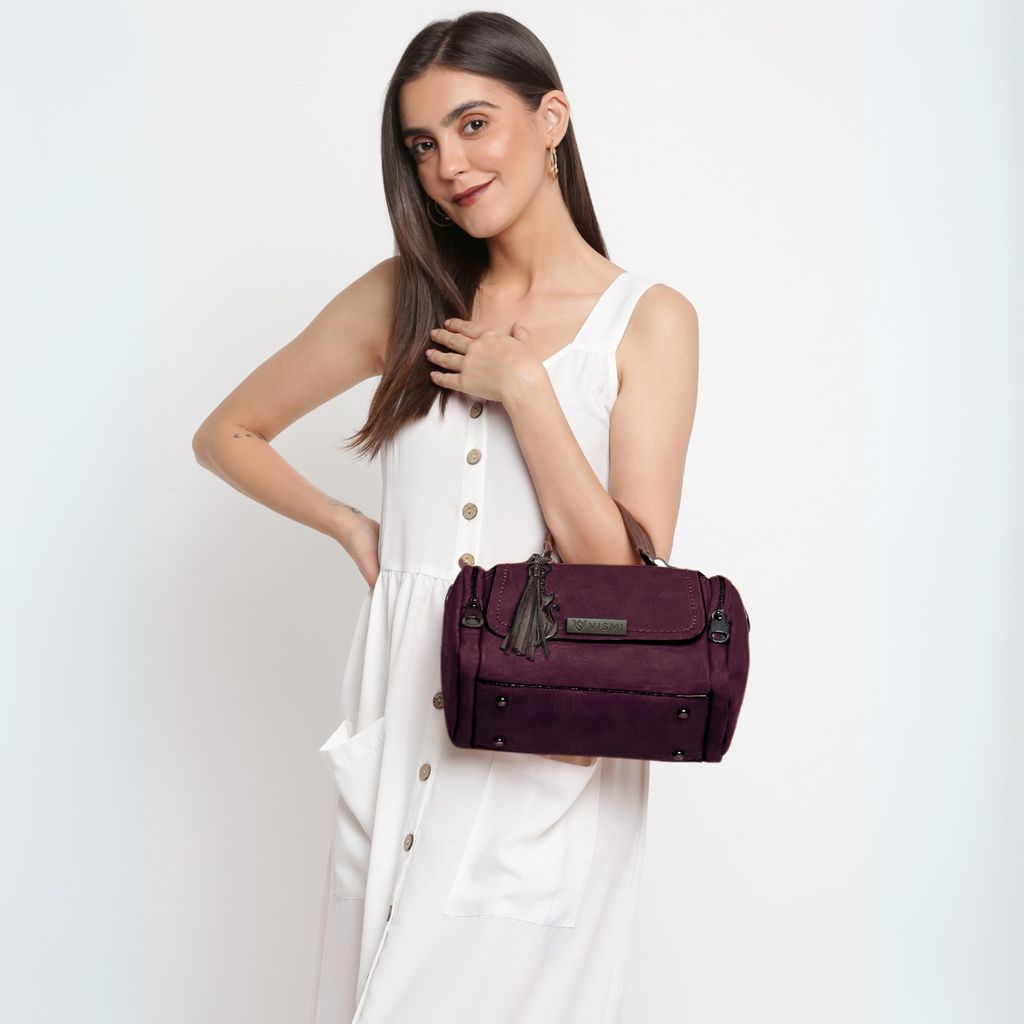 Sling Bag for Women & Girls Pu Leather Stylish Crossbody Satchel Handbag Ideal for Travel, Office Use Birthday Anniversary Gift for Wife