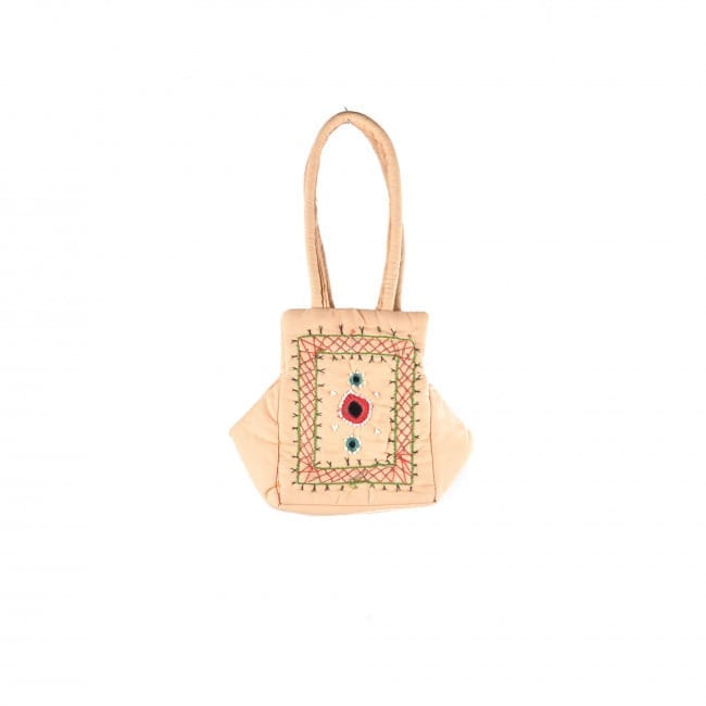 Banjara Handmade Cell Cover Bag Mustard Color view 2