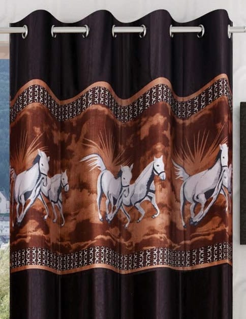 Horse Patch Door Curtain ( pack of 1 pieces) view 2