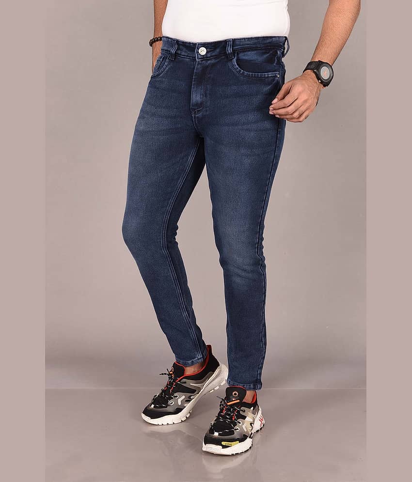 Aflash Slim Fit Faded Men's Jeans - Grey ( Pack of 1 ) view 2