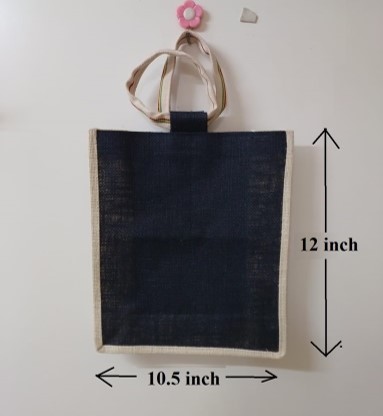 Jute Tiffin Bag 12 x 10.5 inches view 2