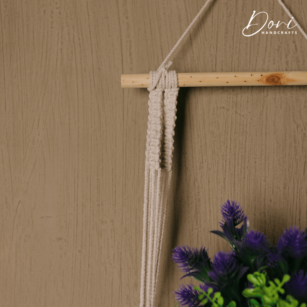 Macrame Wall Hanging Shelf view 2