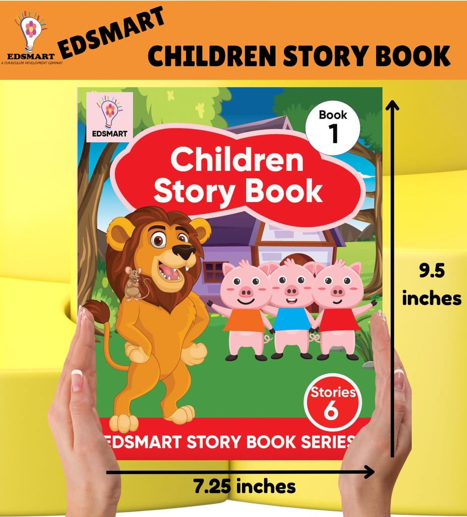 Edsmart Children Story Book 1: A Delightful Collection for 2-6 Years Old [32 Pages] - Featuring 6 Engaging Stories with Attractive Pictures, tales from Panchatantra & Aesop's Fables Stories [Paperback] [Jan 01, 2024] Edsmart Edu Services Pvt ltd view 2