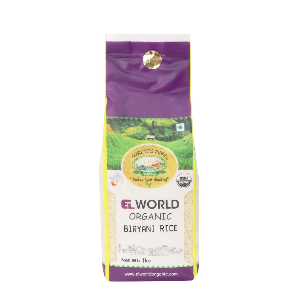 ELWORLD AGRO & ORGANIC FOOD PRODUCTS Biryani Rice 1 Kilogram (Pack of 2) view 2