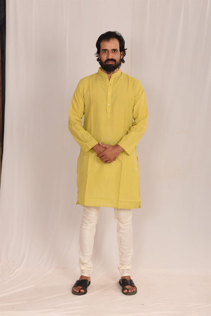 Jharcraft Cotton Kurta Dyed(KT00098) view 2