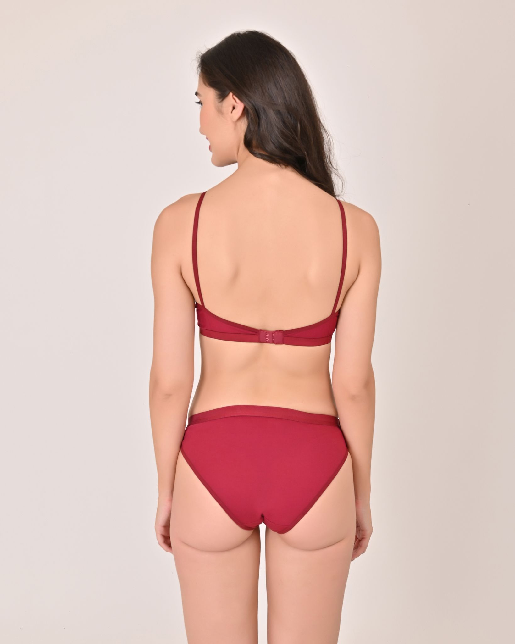 SVAHA Women’s Hosiery Net Lace Bra & Panty Set Pack of 3 | Soft Stretch Lingerie Combo | Stylish Everyday Innerwear | Sizes 28–40 view 2