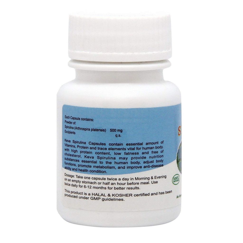 Keva Spirulina Capsules (Pack of 4) (4X60 Capsules) view 2