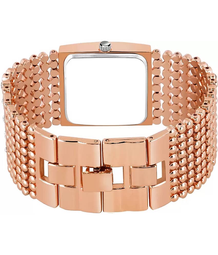 Viser Rose Gold Metal Analog Womens Watch view 2