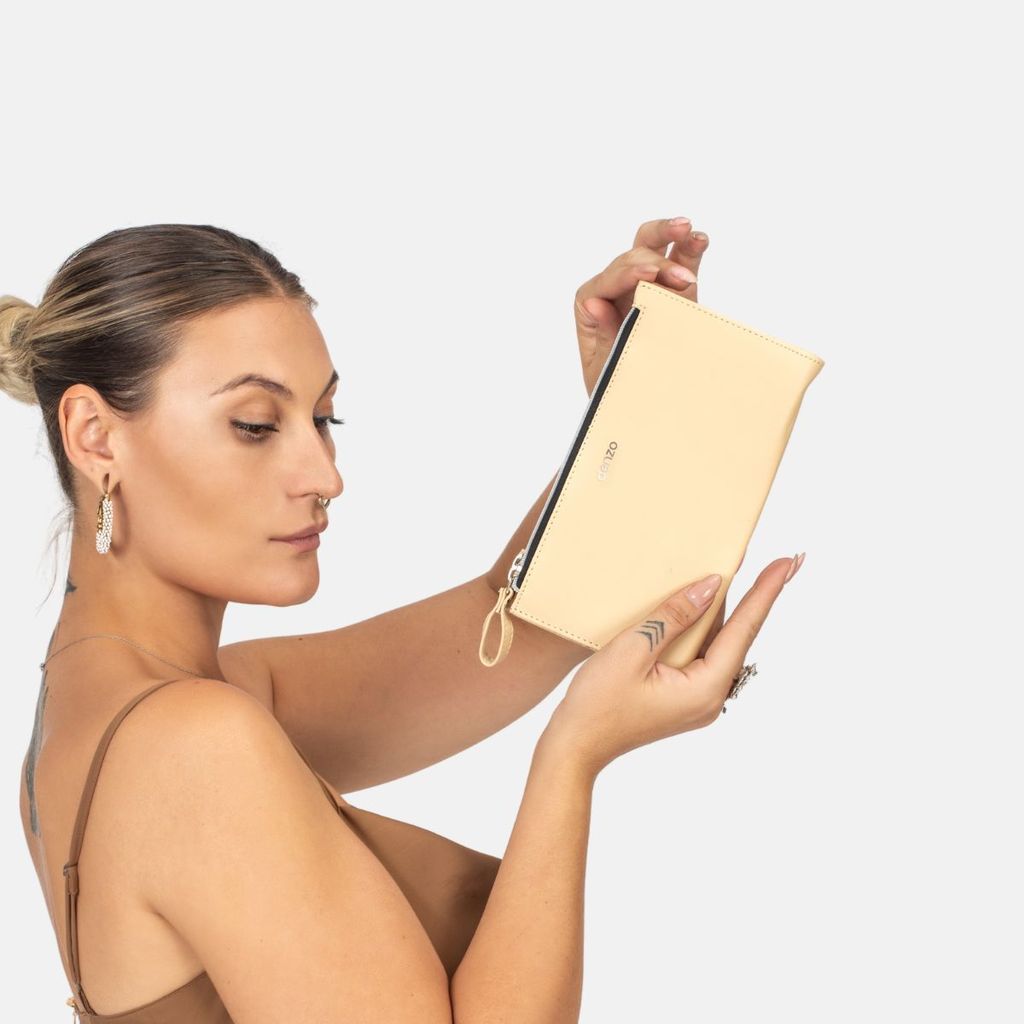 Zaraah Beige Clutch view 2