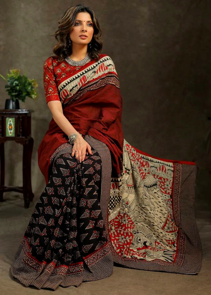 Exquisite Pure Mulmul Cotton Silk Saree with Digital Print by SHIV TEXTILES