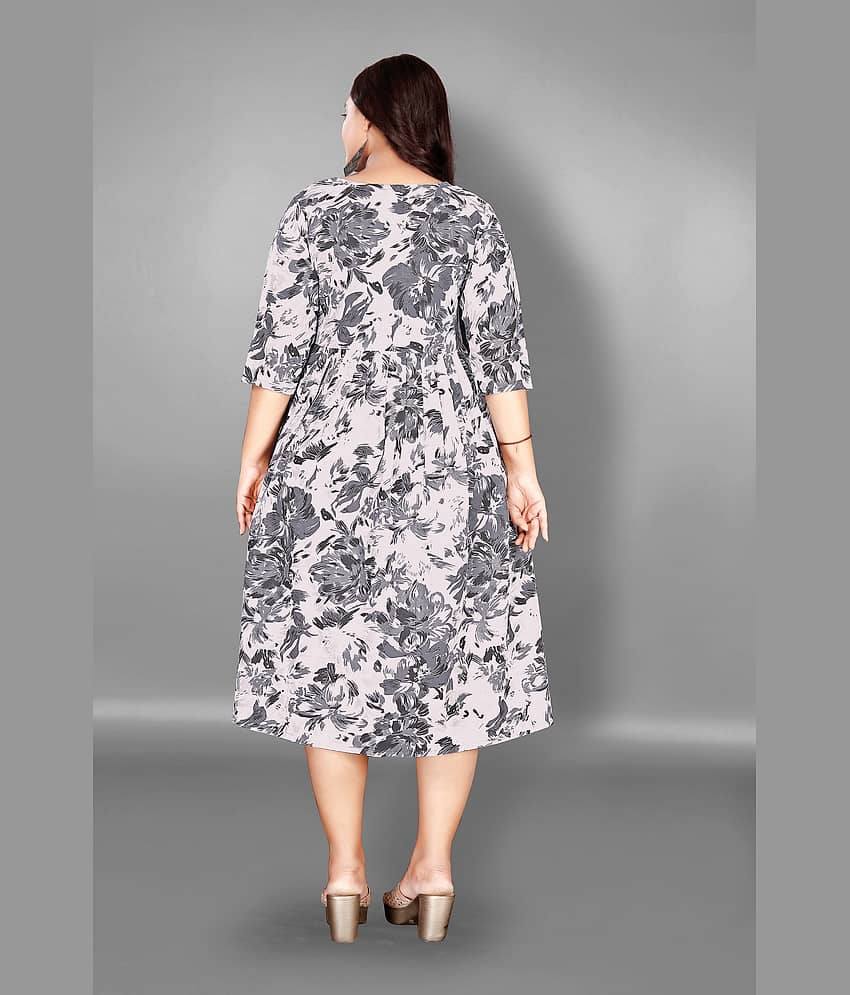 RIAANA Grey Cotton Maternity Tops view 2