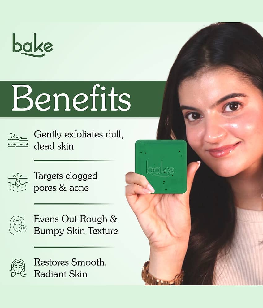 BAKE Exfoliating Soap for All Skin Type ( Pack of 2 ) view 2