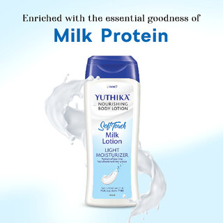 Yuthika Soft Touch Milk Body Lotion For Women & Men 300ml view 2