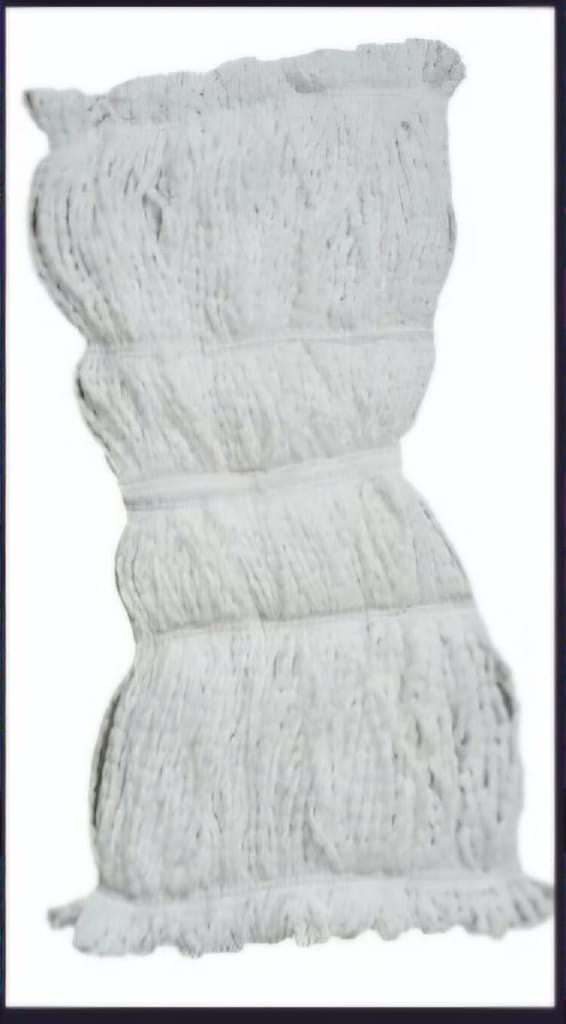 White Cotton Mop Head Refill for Commercial Floor Cleaning, view 2