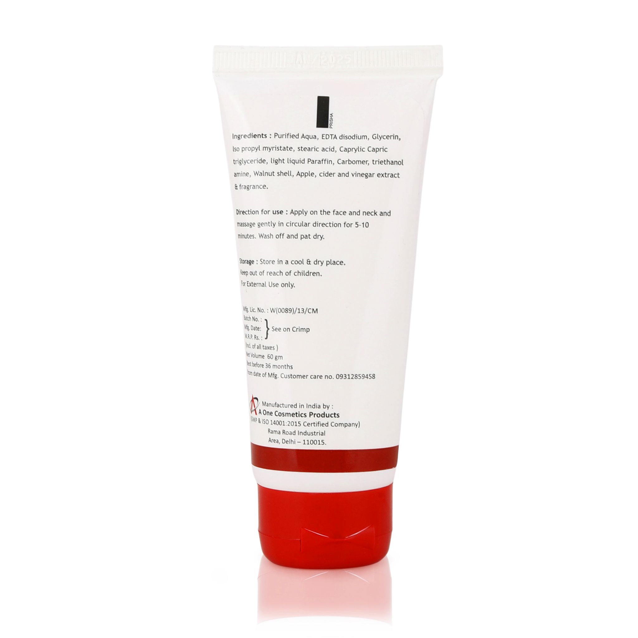 Mxofere Apple Cider Vinegar Face Scrub - Rejuvenating Skincare for Radiant Skin view 2