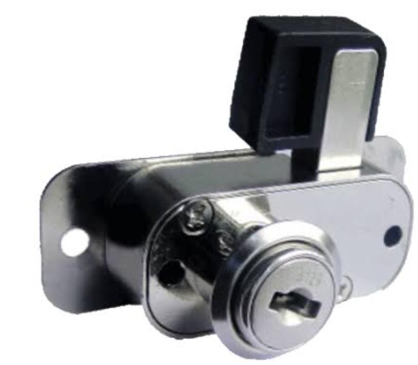 Adison Sliding Wardrobe Lock With 2 Keys Stainless Steel Pack Of 1 Set view 2