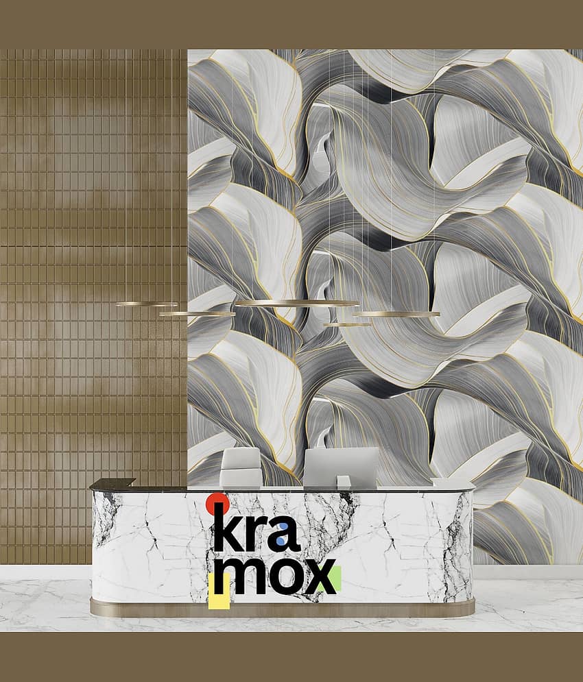 KRAMOX Abstract Wallpaper ( 60 x 200 ) cm ( Pack of 1 ) view 2