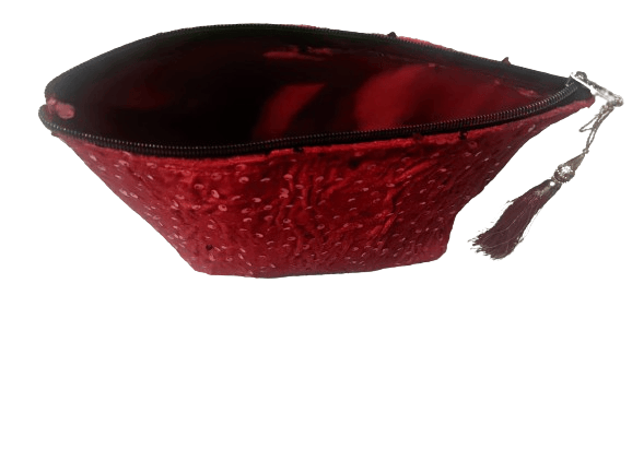 Makeup kit Bag red view 2