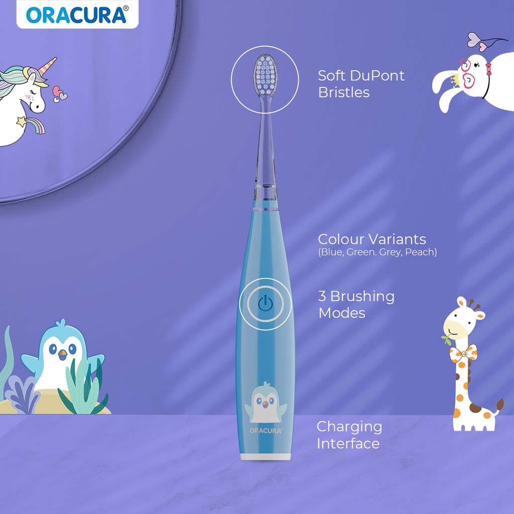 KSB200 KidsCare Sonic Rechargeable Electric Toothbrush view 2