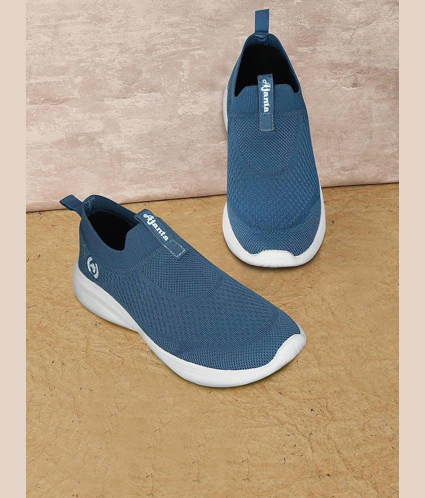 Ajanta - Blue Men's Slip-on Shoes view 2