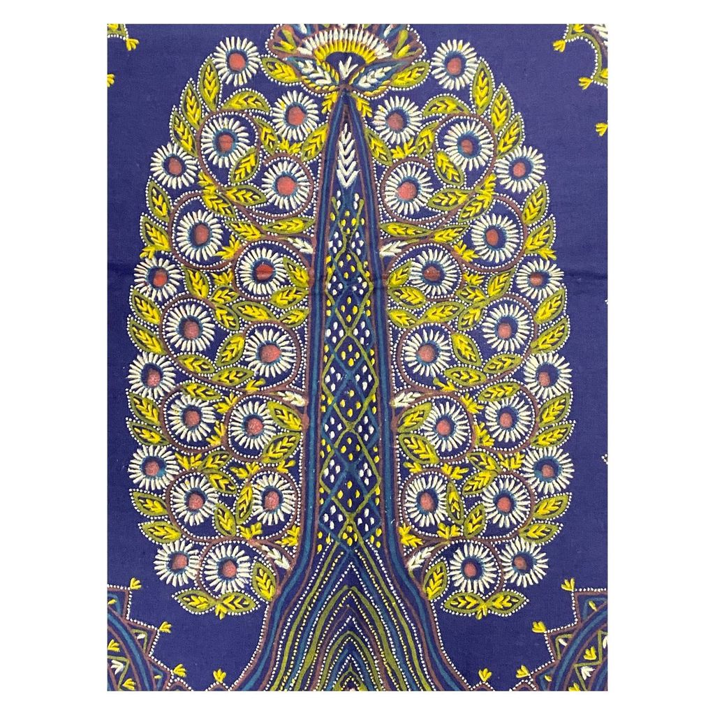 Garvi Gurjari (A Gujarat Govt Enterprise Blue Handmade Rogan Painting view 2