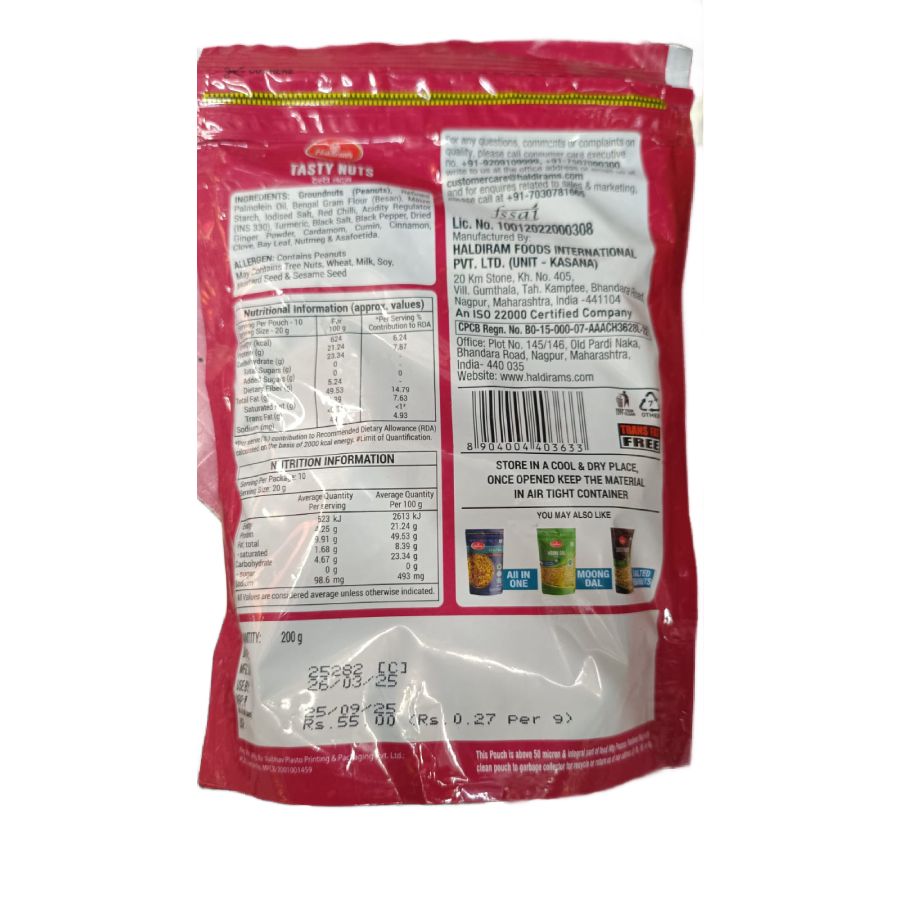 Haldirams Tasty Nuts 150 Gms view 2