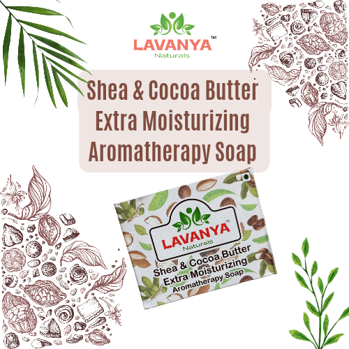 LAVANYA Naturals Cocoa & Shea Butter Aromatherapy Soap view 2