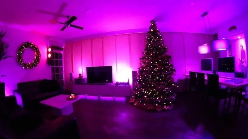 SPARKWORLD 120 LEDs 5 m Pink Steady Strip Rice Lights (Pack of 5) view 2