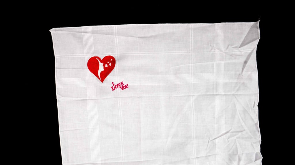 I LOVE YOU HAND KERCHIEF 2 view 2