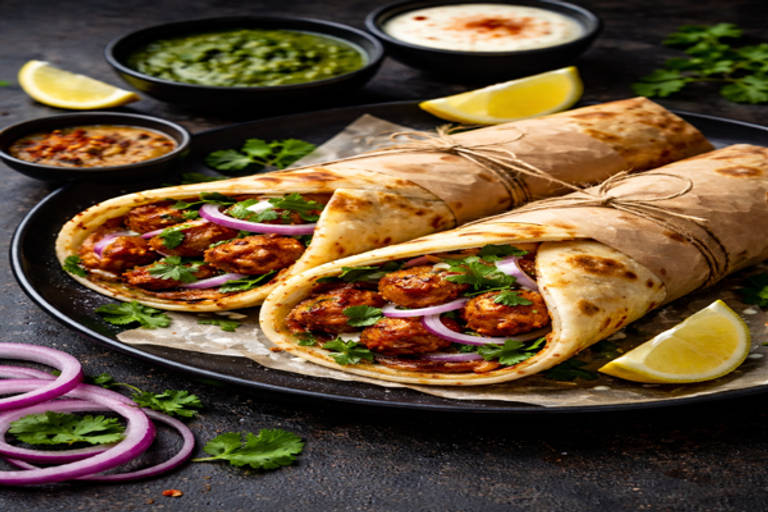 Tandoori Chicken Tikka Roll