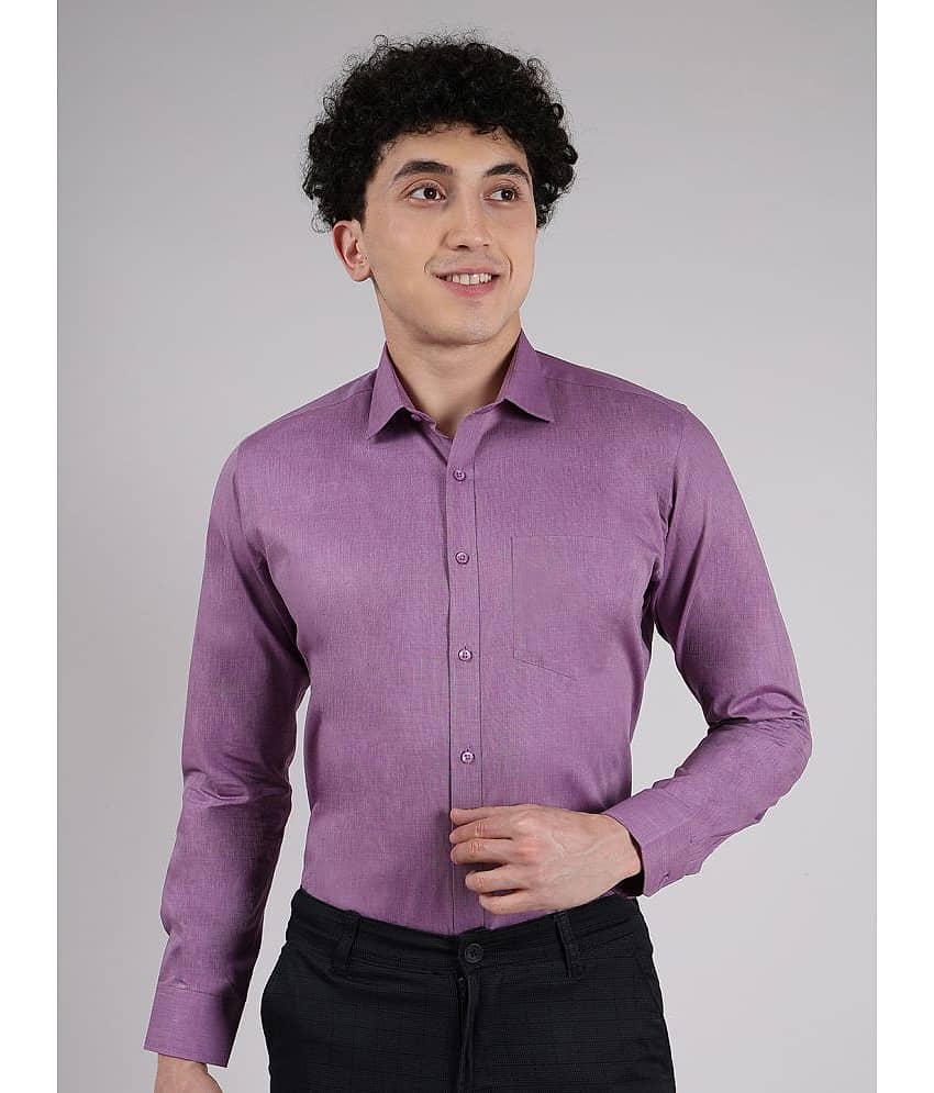 Hoffmen Linen Regular Fit Full Sleeves Men's Formal Shirt - Black ( Pack of 1 )