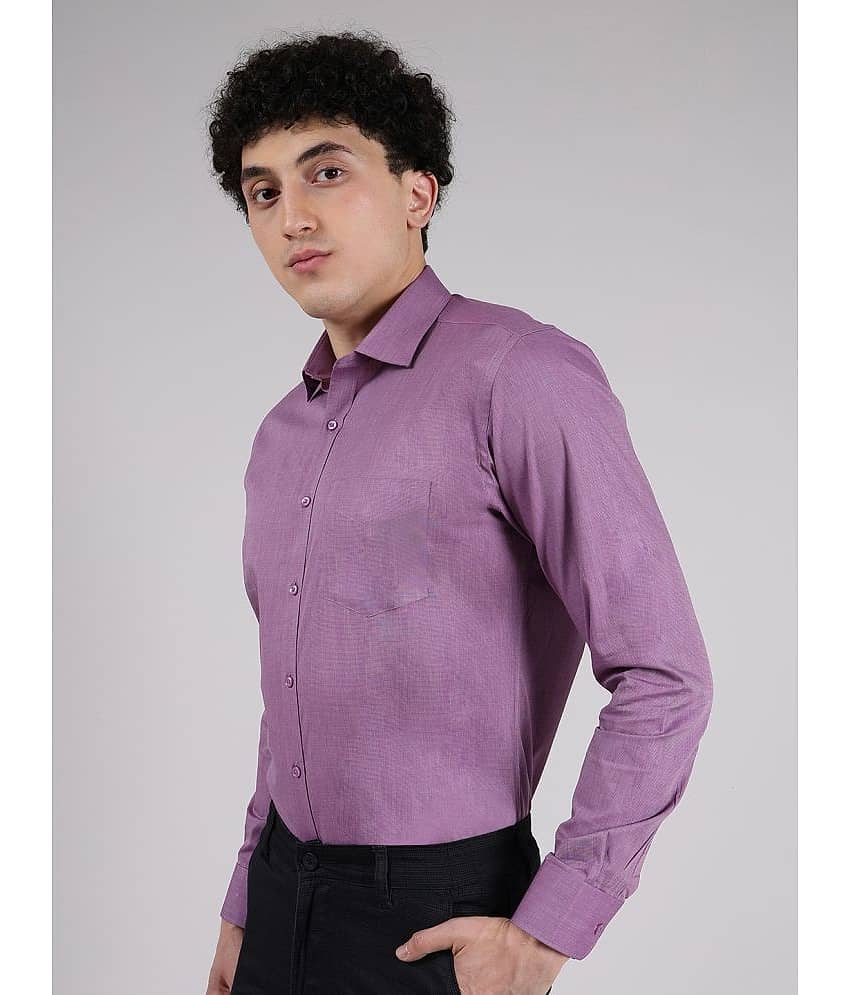 Hoffmen Linen Regular Fit Full Sleeves Men's Formal Shirt - Black ( Pack of 1 ) view 2
