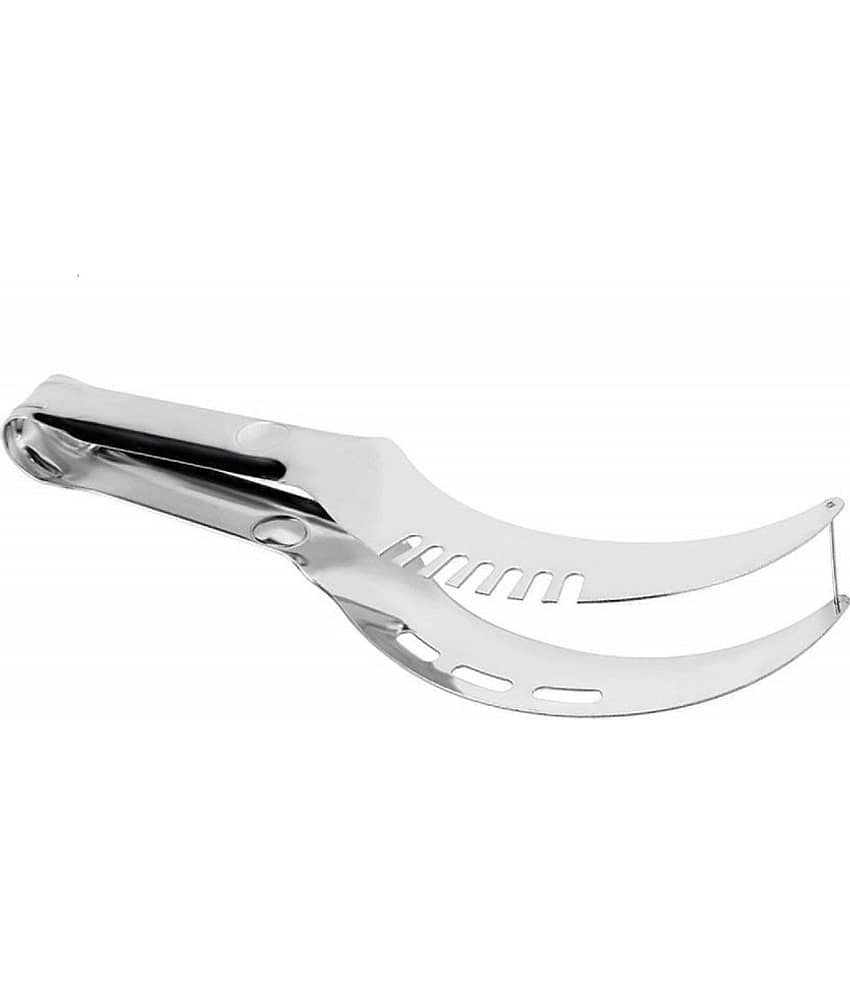 GKBOSS Silver Stainless Steel 1 Watermelon Slicer Stainless Steel ( Set of 1 ) view 2