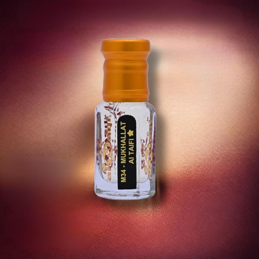 alnaqi fragrances Mukhallat Al Taifi Attar Perfume Oil | Arabian Attar Unisex | Alcohol Free Roll On | Long Lasting Concentrated Perfume Oil | Taif Rose Floral Oud Musk Notes view 2