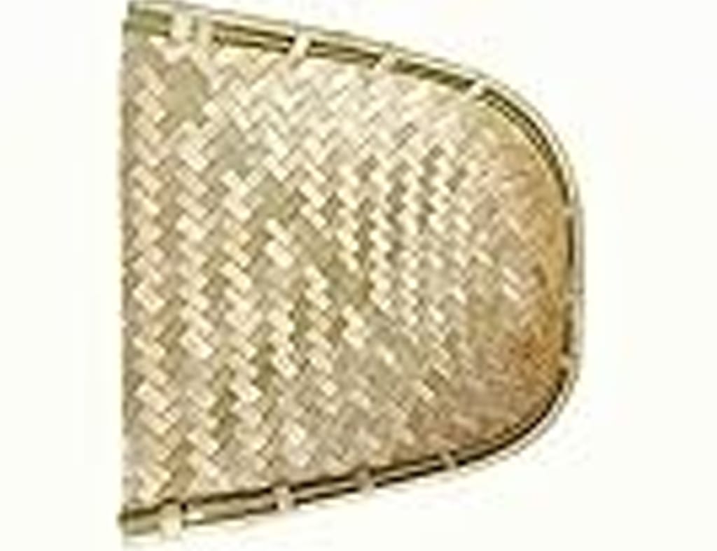 (Pack of 1) Big size Handmade Bamboo Soop With 100% Bamboo by Handicraft Expert For Kitchen Use & Rice Clean/ Chhath Pooja Soop view 2