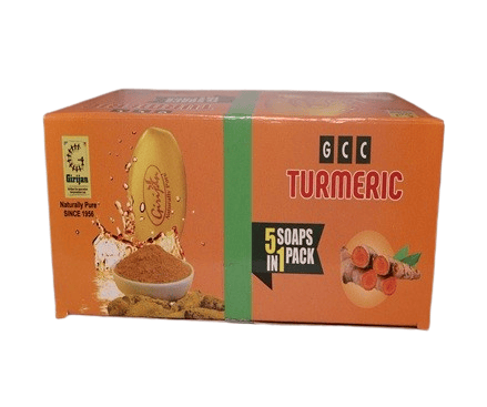 NLR URBAN Girijan GCC Turmeric Soap (5 x 125g) - Natural Purity, TFM 76%, view 2